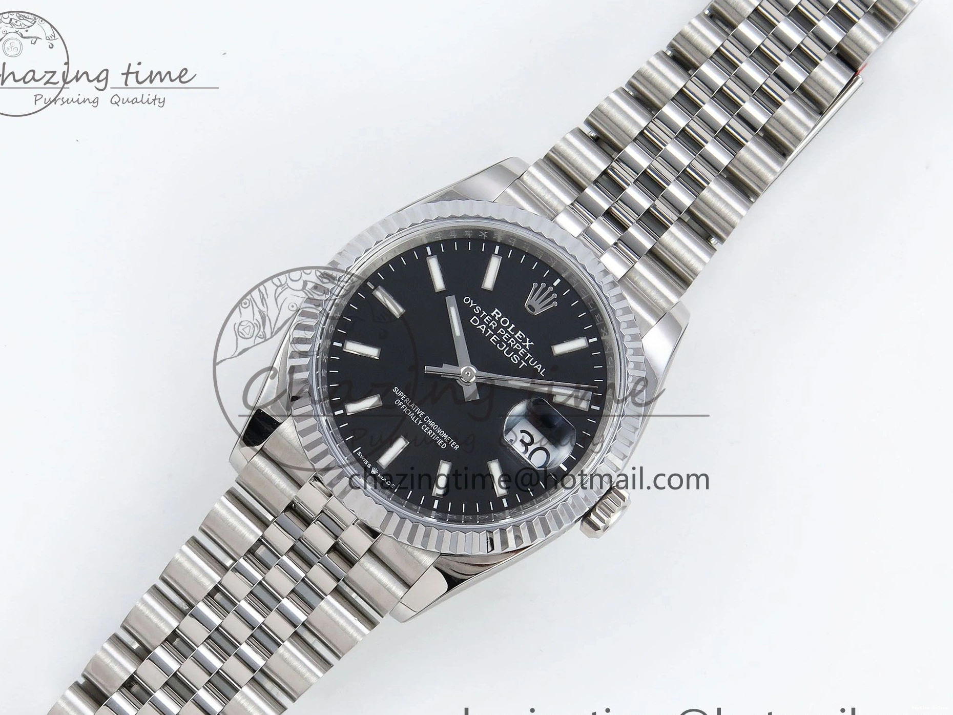 0412 Datejust 36mm 126234 904L Steel HGF 1:1 Best Edition Black Dial on SS Bracelet VR Sophisticated 1483